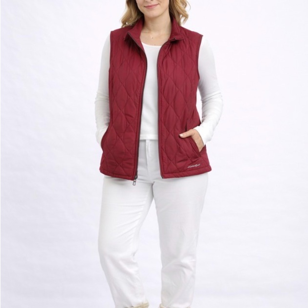 Quilted Red Vest